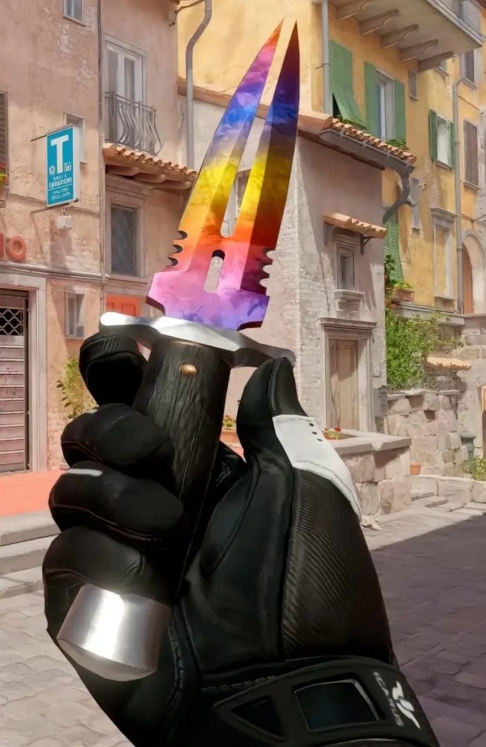 Marble Fade 双刃匕首涂装